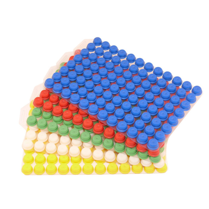 TPE Septum Cap, blue, 96-format