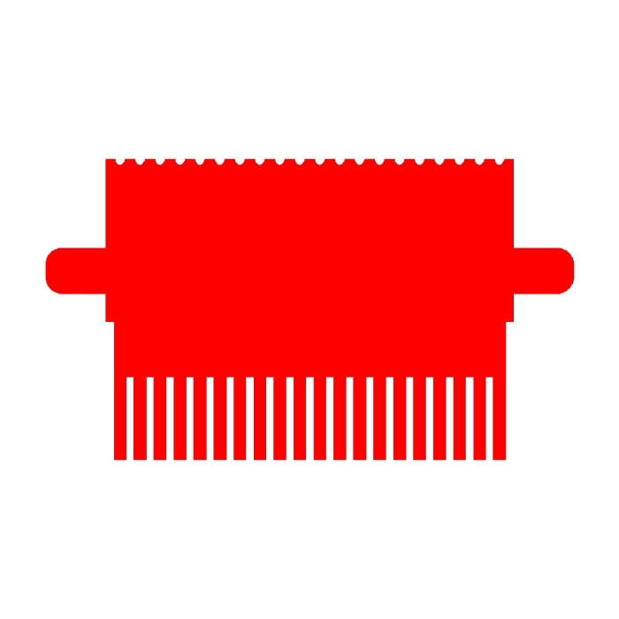 EasyPhor PAGE Mini Kamm, 20 Zähne, 1.5 mm Stärke