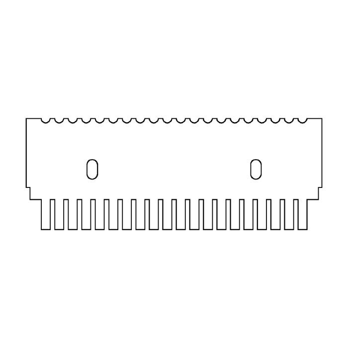 EasyPhor Midi Kamm, 20 Zähne, 1 mm Stärke
