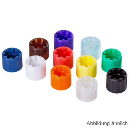 Screw Cap, 48-format, External Thread, yellow