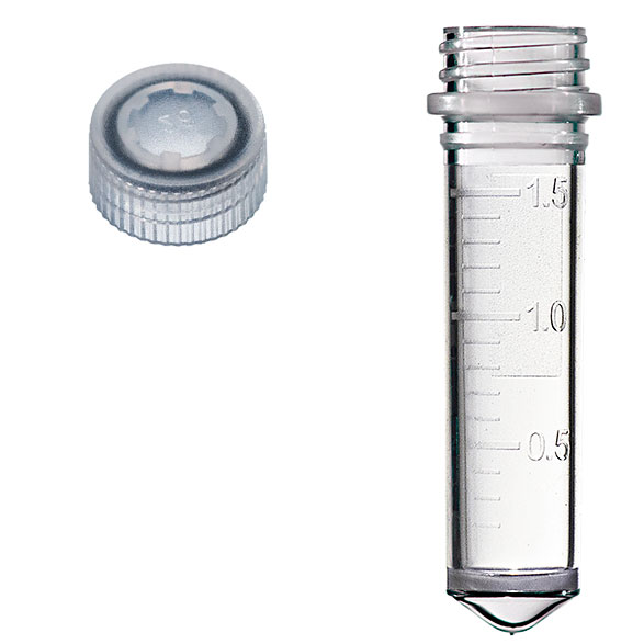 Probenröhrchen 2.0 ml, farblos, steril, ohne LS