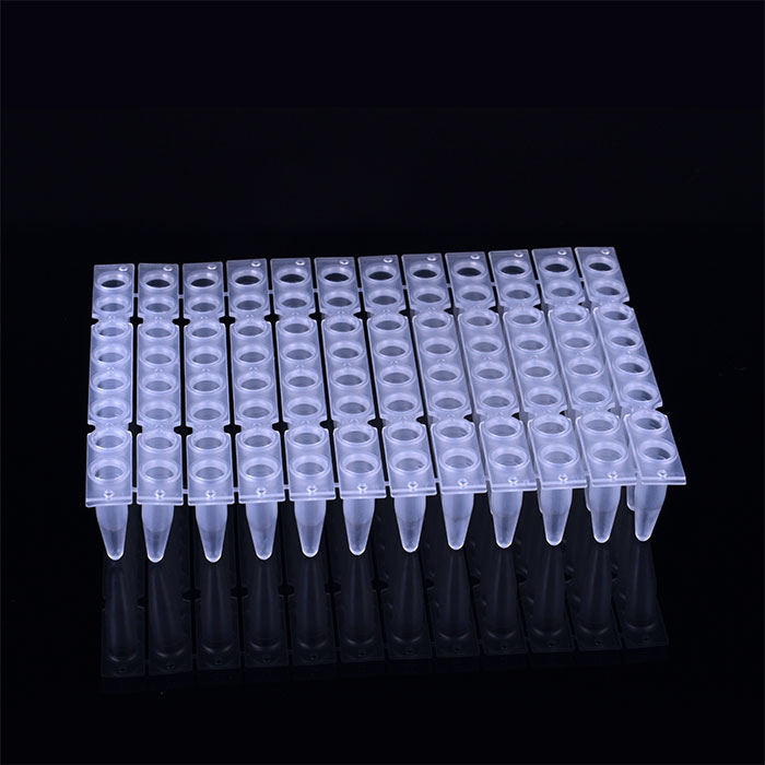 96 Well 0.2 ml 8-TubeStrip Platte, reißbar