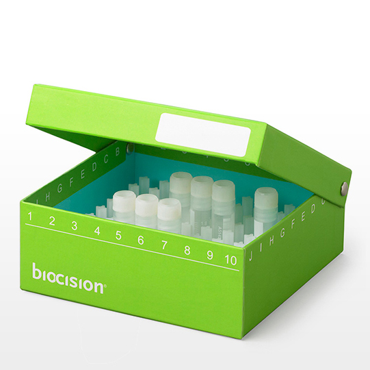 100er Hinged CryoBox, für 1.0 & 2.0 ml Tubes