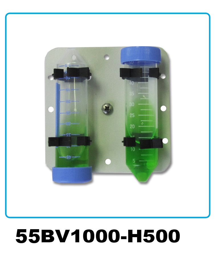 Horizontal head, for 2 x 50 ml