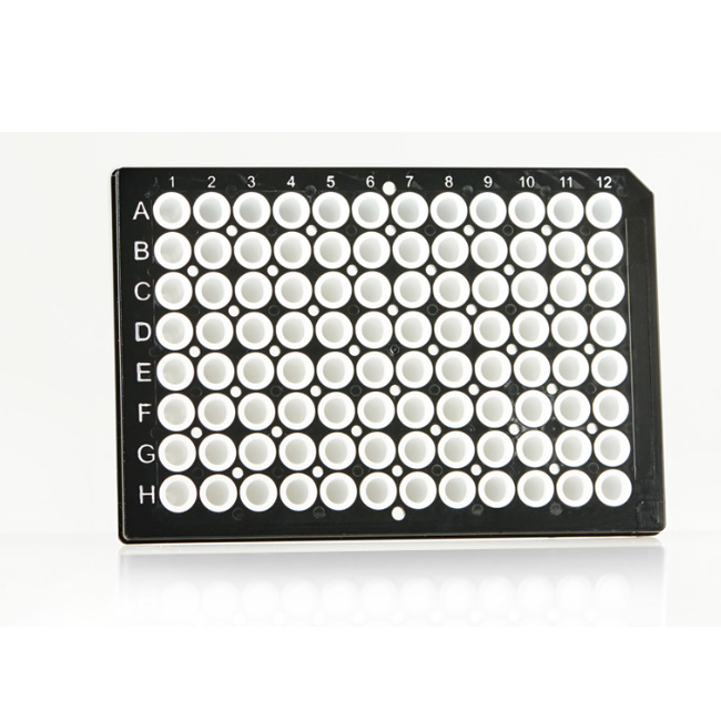 FrameStar 96 PCR Plate, white Wells, black Frame