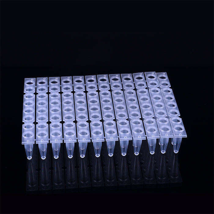 96 Well 0.2 ml 8-TubeStrip Platte, reißbar