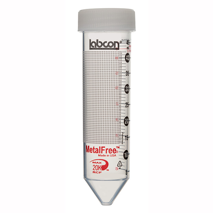 50 ml MetalFree Centrifuge Tubes, Flachdeckel