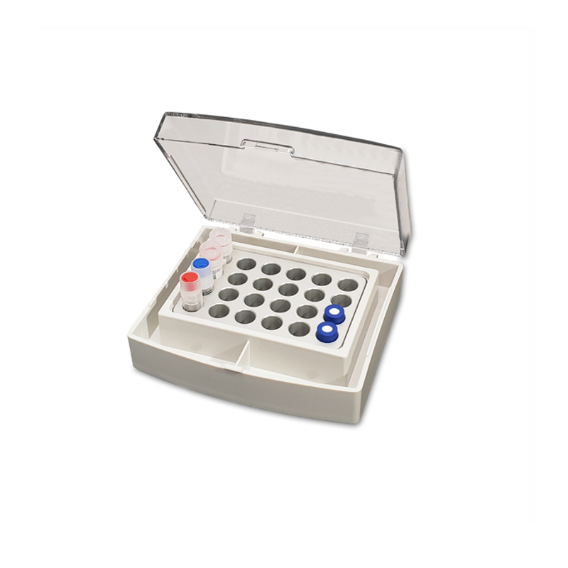 Block, 24 x 2 ml HPLC/Autosampler Vials (12x32 mm)