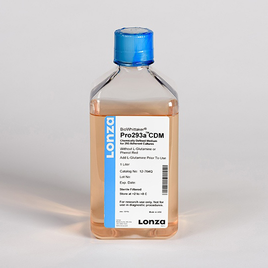 Pro293a chemically defined, serum-free medium