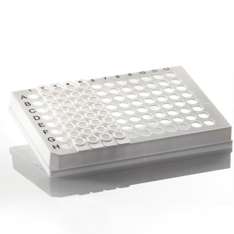 96 Well PCR Plate, white Frame
