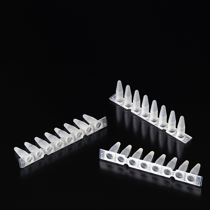 PCR TW 8-Tube Strip, 0.2 ml, frosted