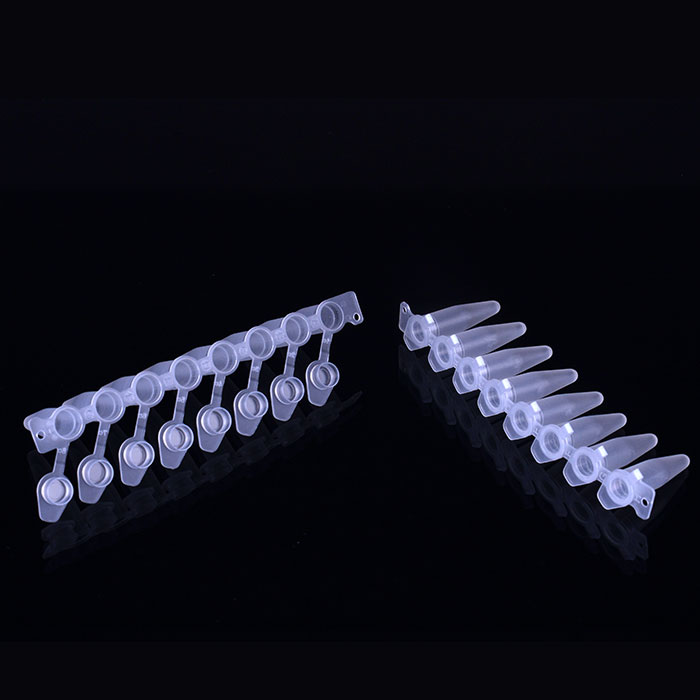 PCR TW 8-Tube Strip, 0.2 ml, frosted