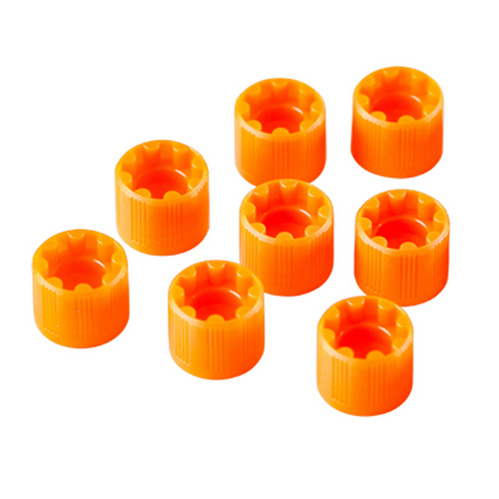 Screw Cap, 48-format, External Thread, orange