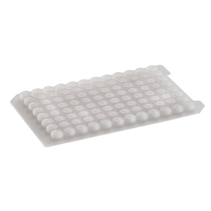 96 Round Well Sealing Cap Mat, clear silicone