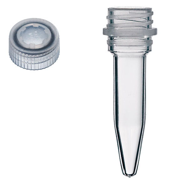 Probenröhrchen 0.5 ml, farblos, steril, ohne LS