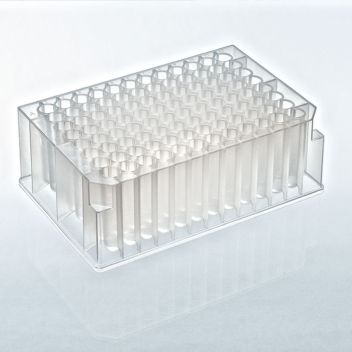 96er DeepWell Platte, 2.0 ml, Round Wells