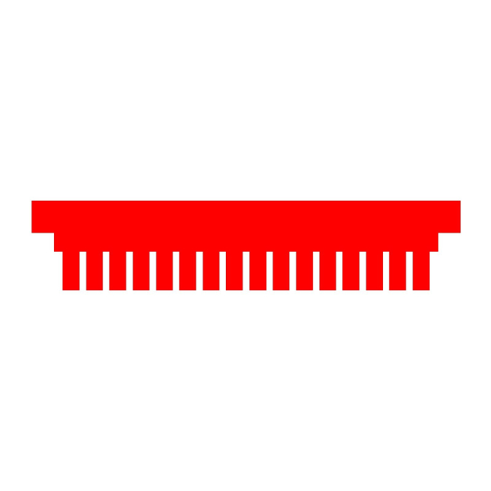 EasyPhor Rapid Kamm, 16 Zähne, 1.5 mm Stärke