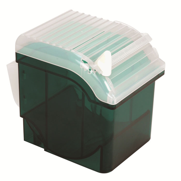 Abroll-Box, ABS, grün