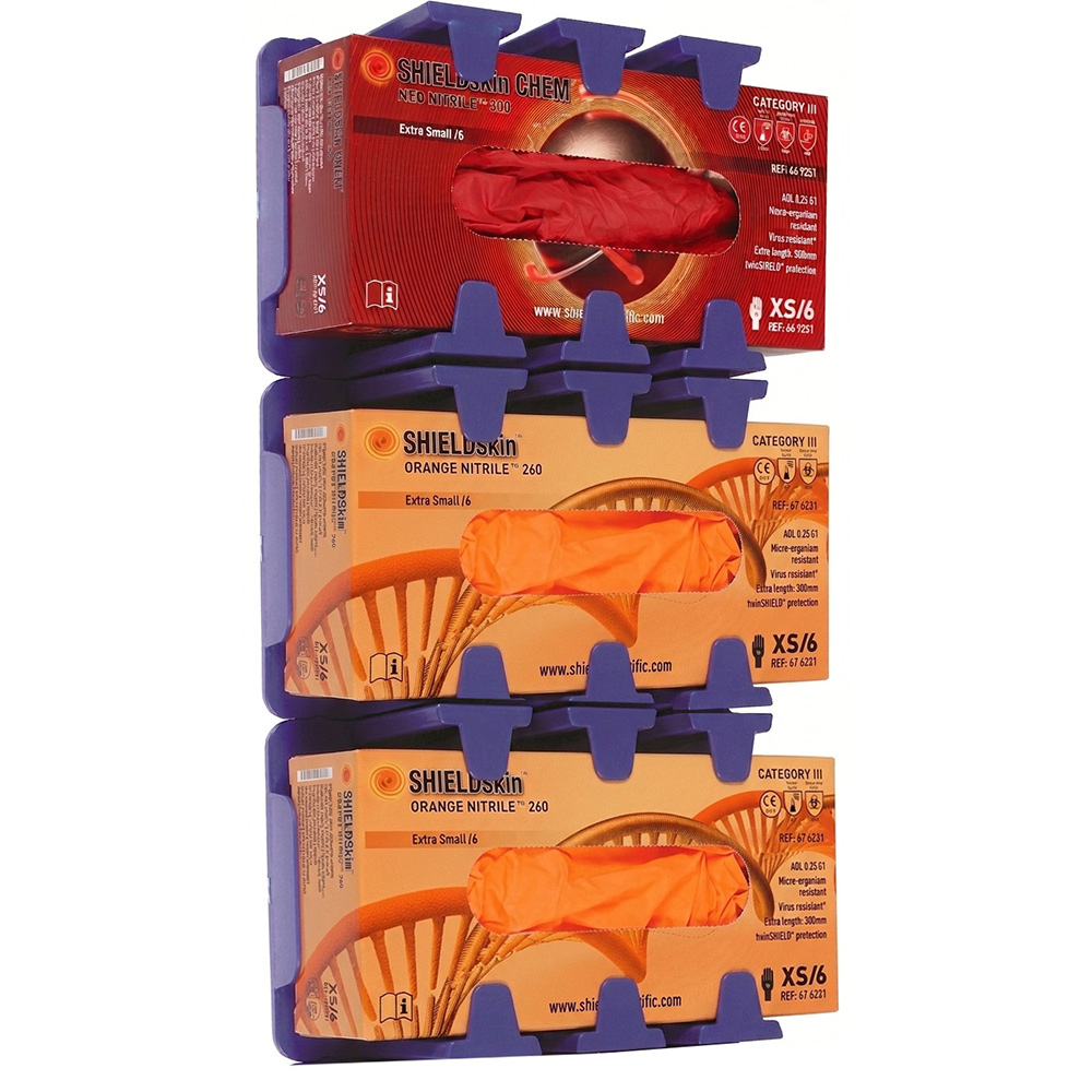 Handschuhbox-Halter für 1 Dispenser, Microban