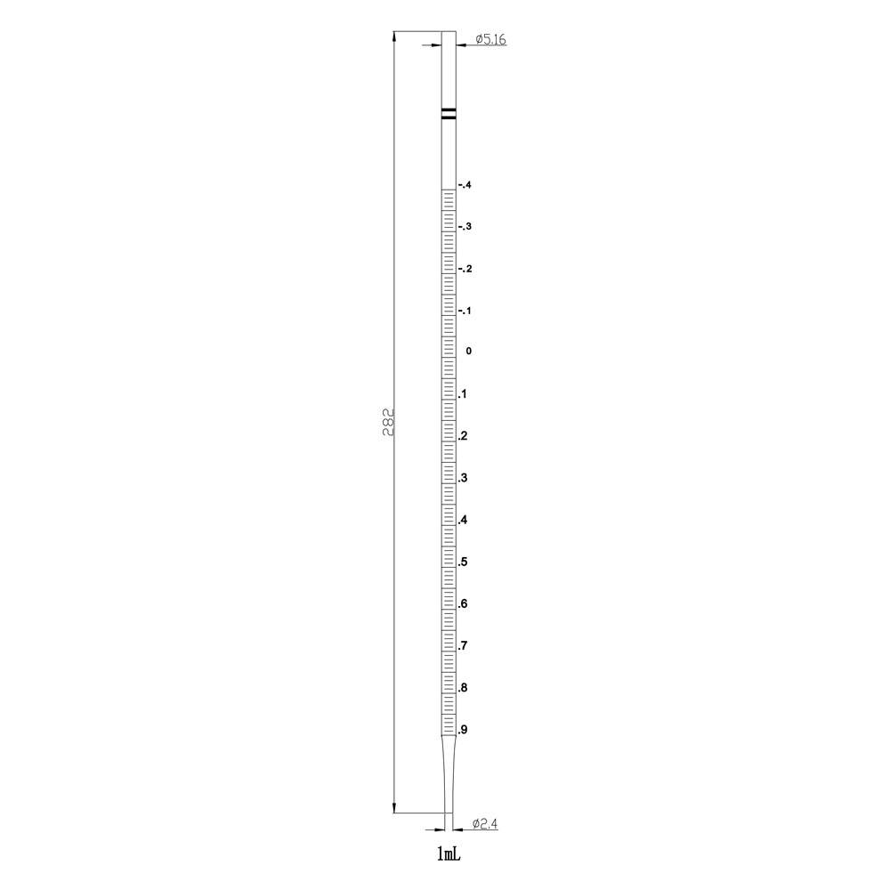 PreCision Serol. Pipette 1 ml, Farbcode gelb