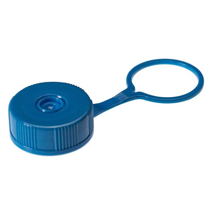 Lip Seal Schraubverschlüsse mit Loop, blau