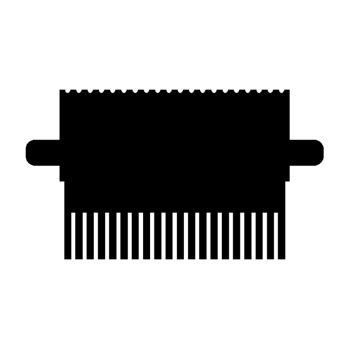 EasyPhor PAGE Mini Kamm, 20 Zähne, 0.75 mm Stärke