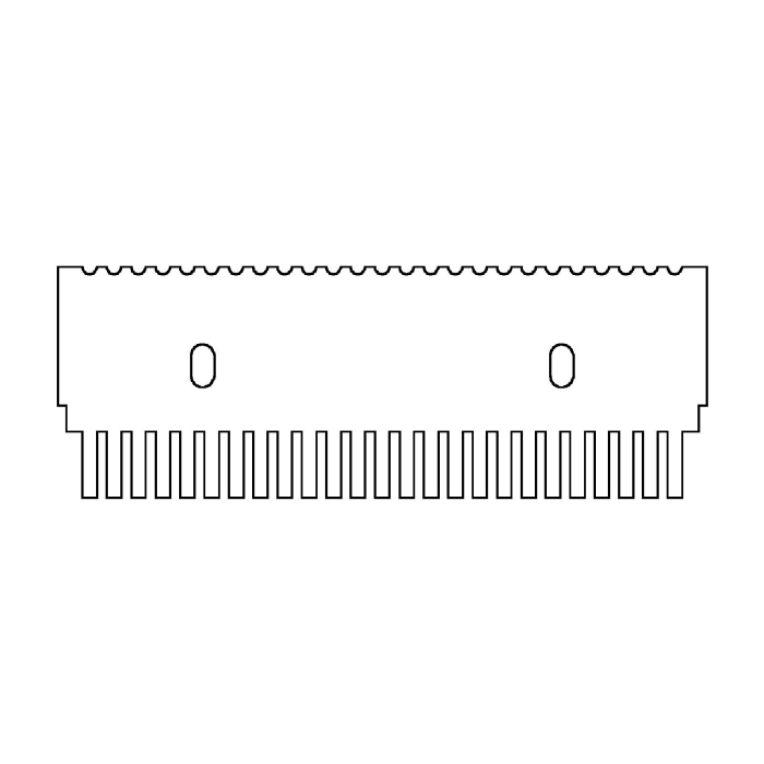EasyPhor Midi Kamm, 25 Zähne, 1 mm Stärke