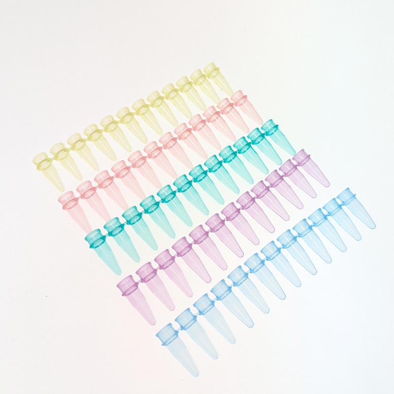 PCR 12er-SoftStrips, 0.2 ml, farblich gemischt