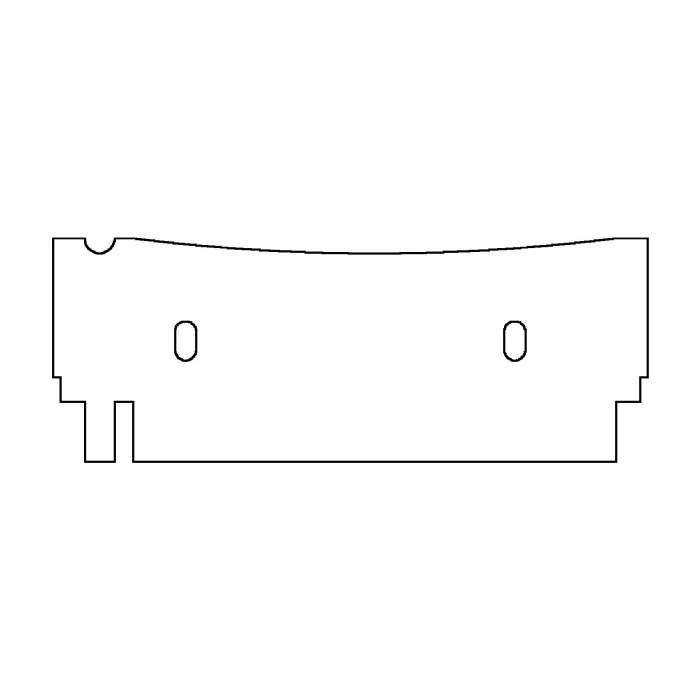 EasyPhor Midi Kamm, 1+1 Zähne, 1 mm Stärke