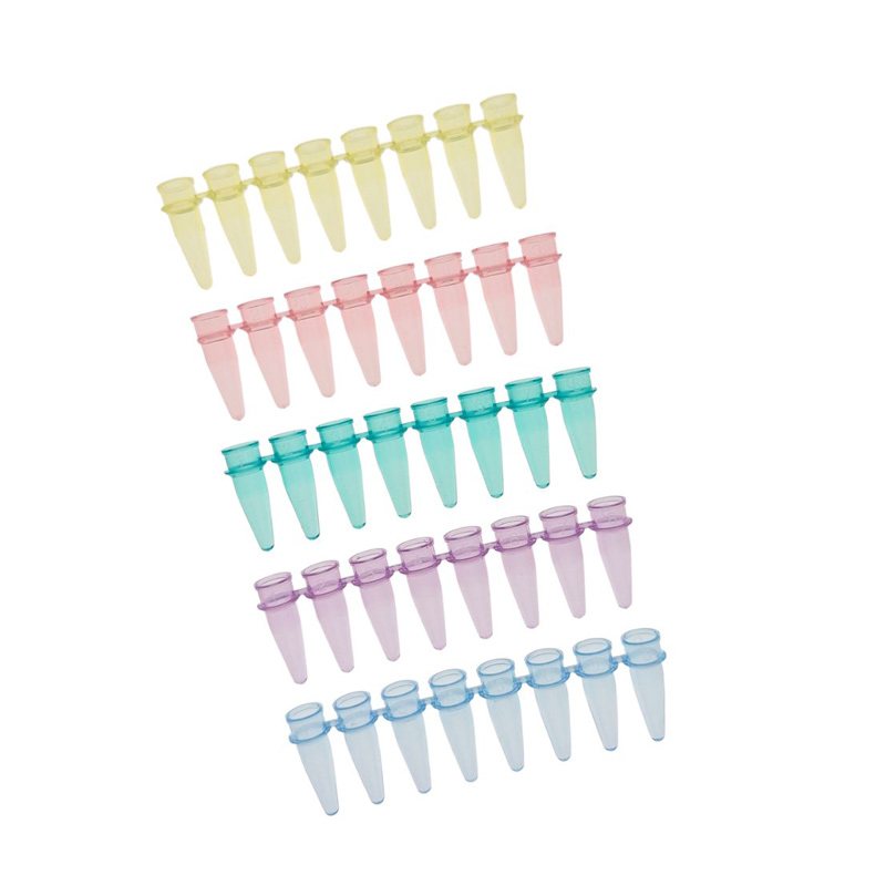 PCR 8er-SoftStrips, 0.2 ml, farblich gemischt