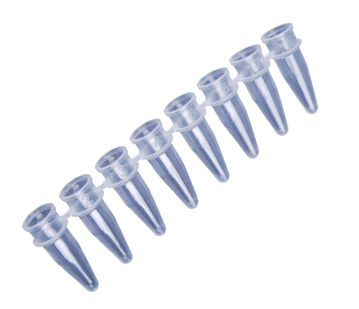 PCR 8er-SoftStrips, 0.2 ml, gelb