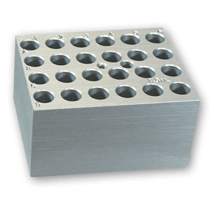 Block, 24 x 1.5 ml centrifuge tubes (conical)