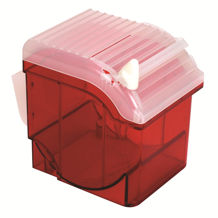 Abroll-Box, ABS, rot