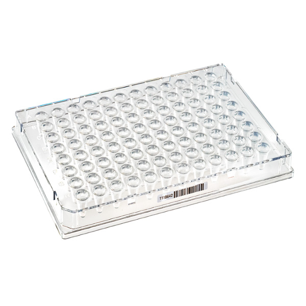 Caretta 96-Well PCR Platten, farblos, barcode