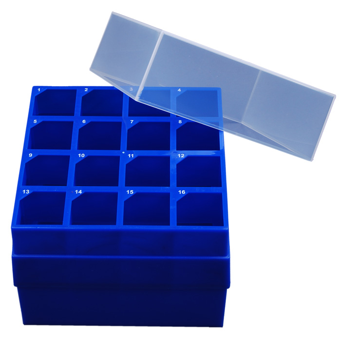 StoRack50, blau, mit Deckel