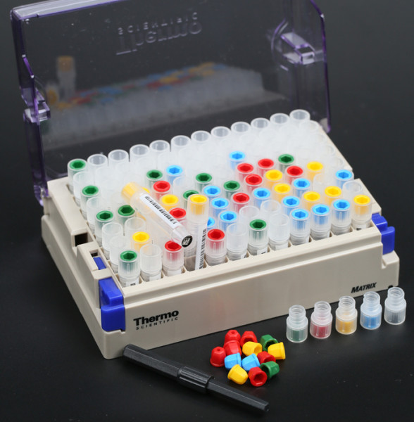 Artikelbild 1 des Artikels Matrix 2D Barcoded ScrewTop Tubes, 0.5 ml, steril