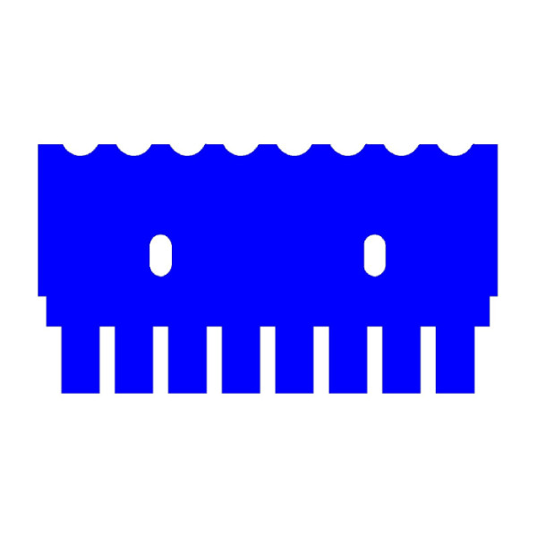 Artikelbild 1 des Artikels EasyPhor Mini Kamm, 8 Zähne, 2 mm Stärke