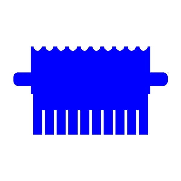 Artikelbild 1 des Artikels EasyPhor PAGE Mini Kamm, 10 Zähne, 2 mm Stärke