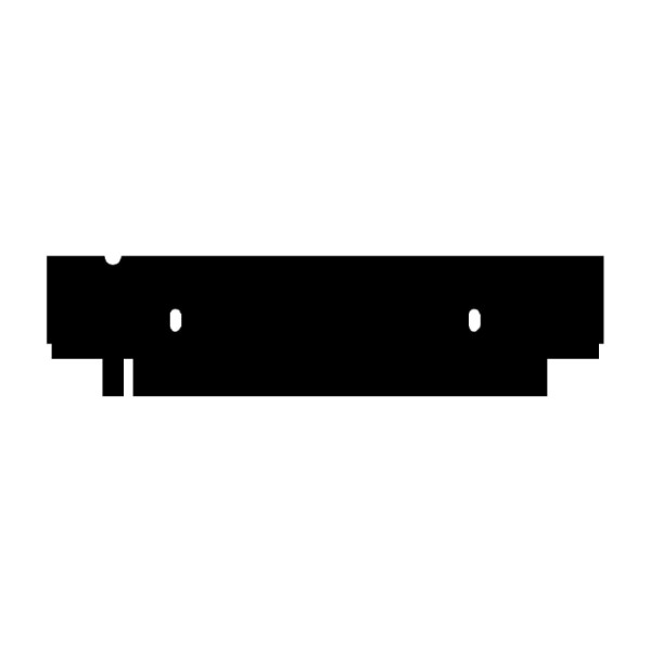 Artikelbild 1 des Artikels EasyPhor Medi Kamm, 1+1 Zähne, 0.75 mm Stärke