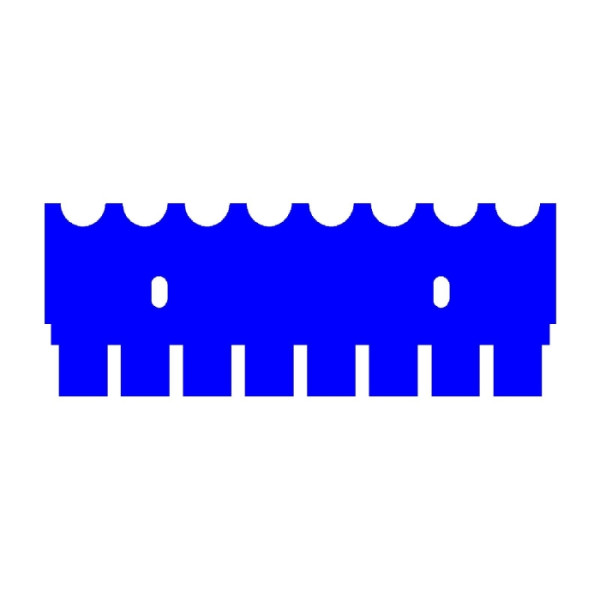 Artikelbild 1 des Artikels EasyPhor Midi Kamm, 8 Zähne, 2 mm Stärke