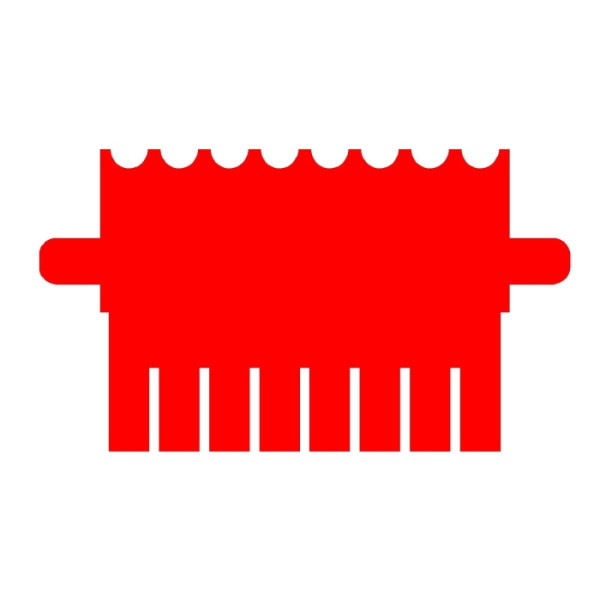 Artikelbild 1 des Artikels EasyPhor PAGE Mini Kamm, 8 Zähne, MC, 1.5 mm