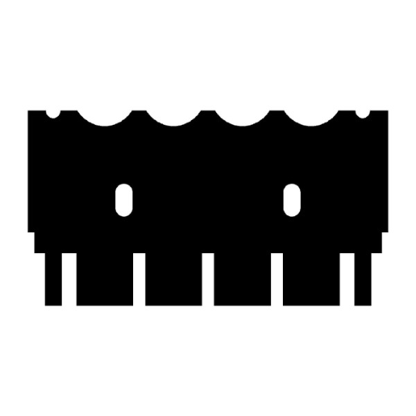 Artikelbild 1 des Artikels EasyPhor Mini Kamm, 4+2 Zähne, 0.75 mm Stärke