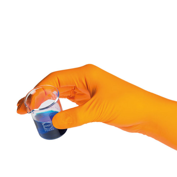 Artikelbild 1 des Artikels Handschuhe, SHIELDskin ORANGE Nitril 260