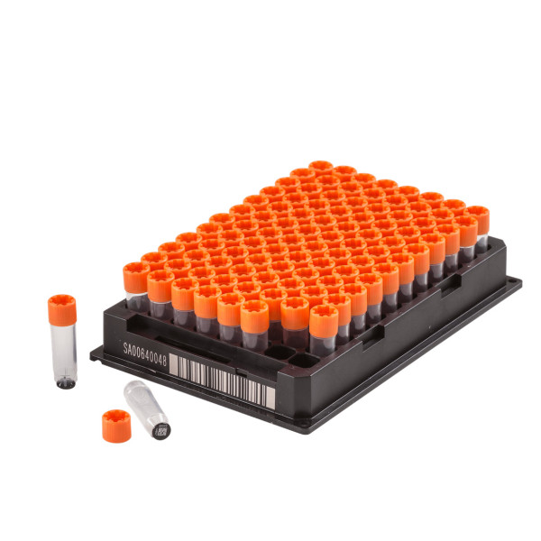 Artikelbild 1 des Artikels 0.5ml Dual-coded Tube, 96-format, External Thread