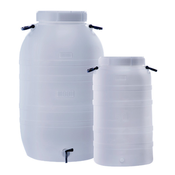 Artikelbild 1 des Artikels Weithalskanister mit Korkstopfen, HDPE, 50 l