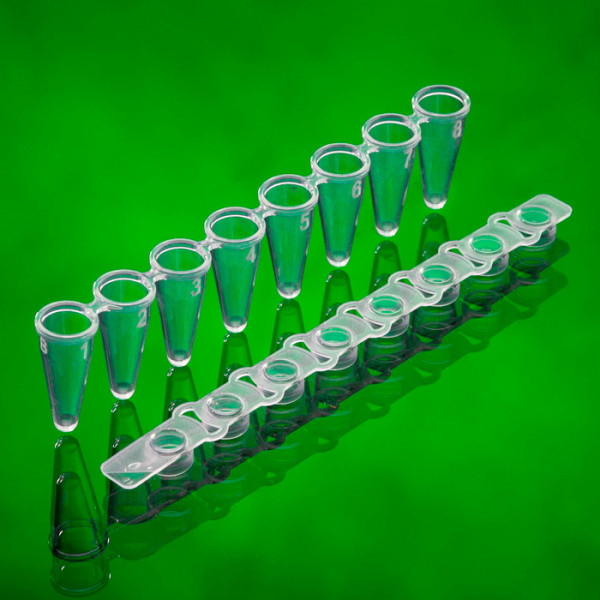 Artikelbild 1 des Artikels PCR KOMBI 8er-Strips, 0,1 ml, farblos