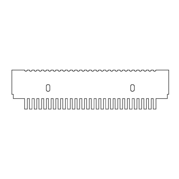 Artikelbild 1 des Artikels EasyPhor Medi Kamm, 28 Zähne, MC, 1 mm Stärke
