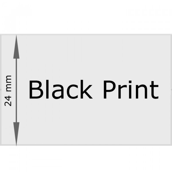 Artikelbild 1 des Artikels Cassette of 24 mm Tape, Clear with Black Print