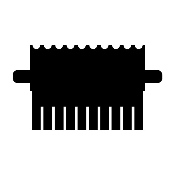 Artikelbild 1 des Artikels EasyPhor PAGE Mini Kamm, 10 Zähne, 0.75 mm Stärke