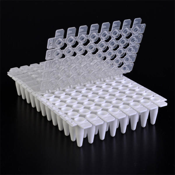 Artikelbild 1 des Artikels 96 Well 0.2 ml 8-Transformer Platte, weiß